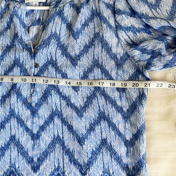 KIM ROGERS  Blue Women’s Top Tunic Sz M - Picture 8 of 10